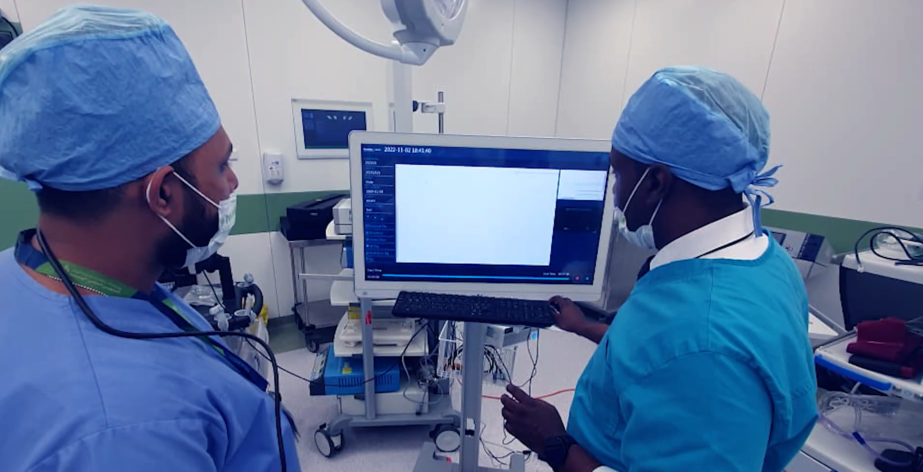 Smart operating room case in Almoosa Specialist Hospital