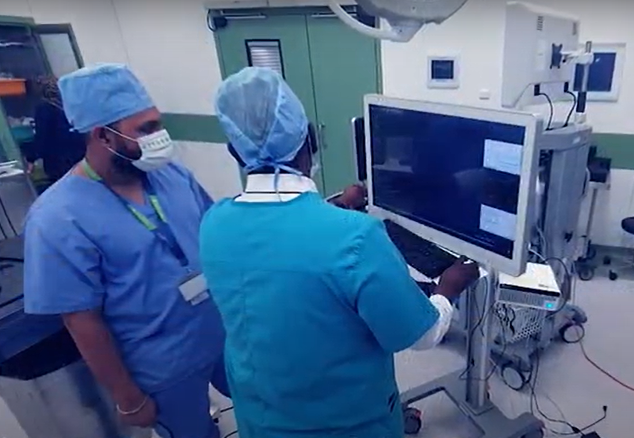 Smart operating room case in Almoosa Specialist Hospital-1