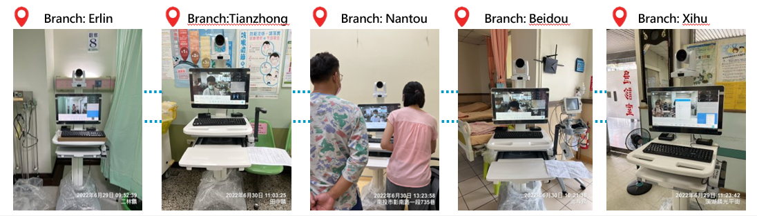 Telemedicine carts application in Taiwan hospital